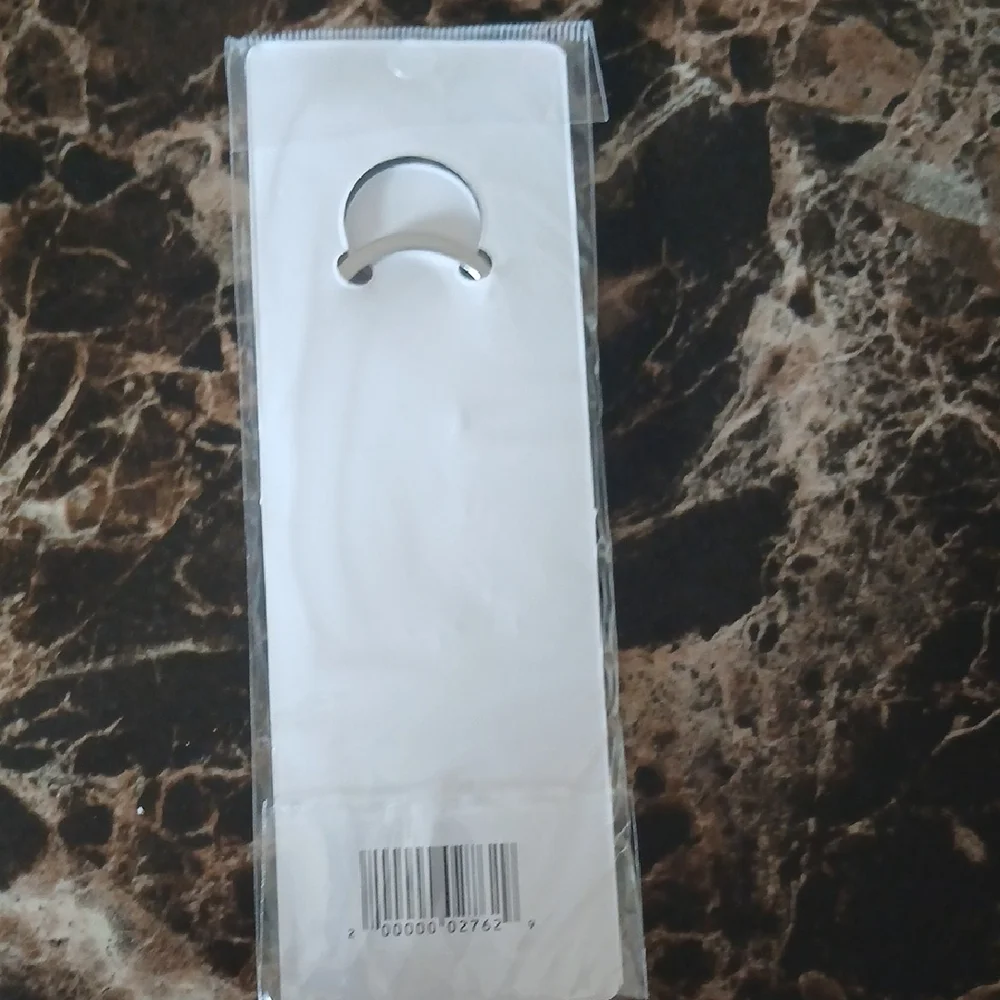Chic Silver Keychain with Blue Accents
